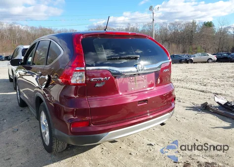 2015 Honda Cr-V Ex из США, поврежденный, VIN 5J6RM4H59FL110033